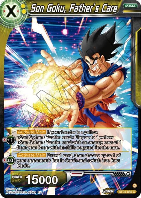 Son Goku, Father's Care