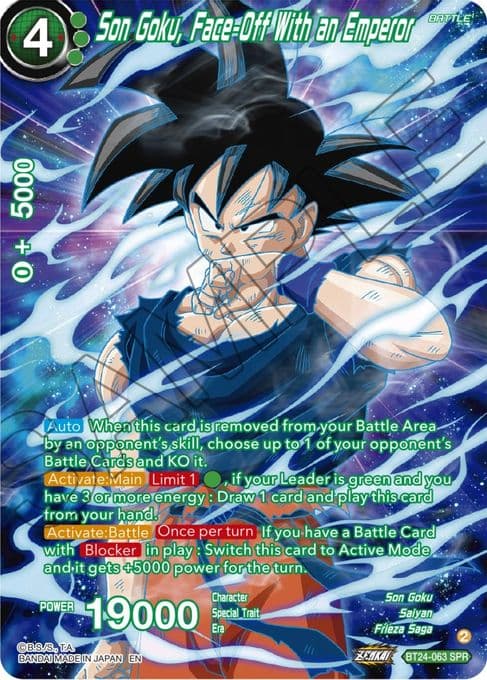 Son Goku, Face-Off With an Emperor (SPR)