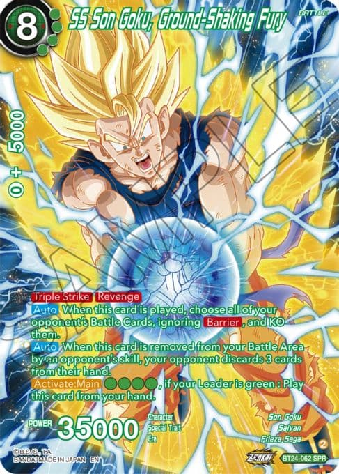 SS Son Goku, Ground-Shaking Fury (SPR)