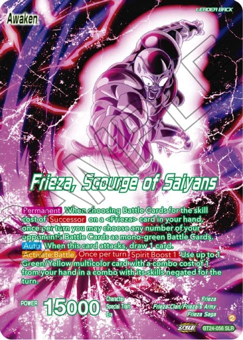 Frieza // Frieza, Scourge of Saiyans (SLR)