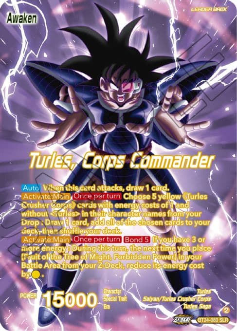 Turles // Turles, Corps Commander (SLR)