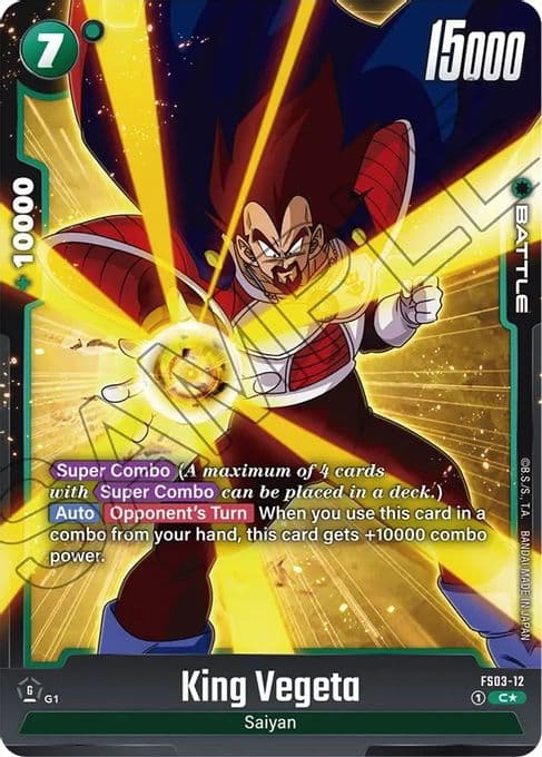 King Vegeta (Bonus Pack Alternate Art)