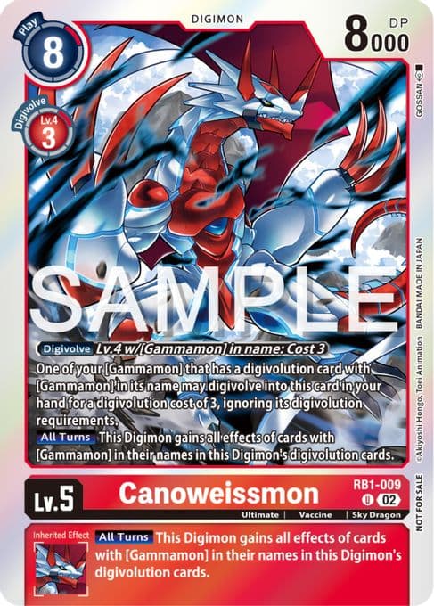 Canoweissmon (Event Pack 6)