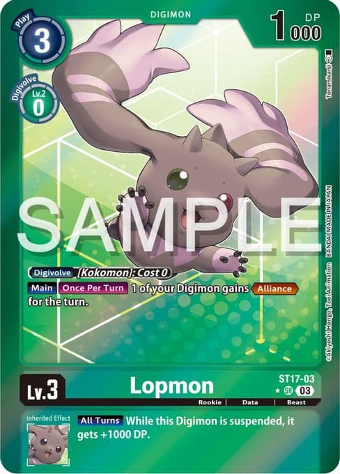 Lopmon (Advanced Deck Set Double Typhoon Secret Pack)