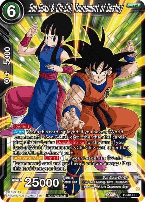 Son Goku & Chi-Chi, Tournament of Destiny (Zenkai Series Tournament Pack Vol.7)
