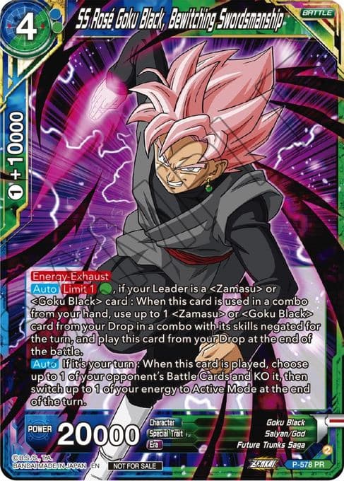 SS Rose Goku Black, Bewitching Swordsmanship (Zenkai Series Tournament Pack Vol.7)