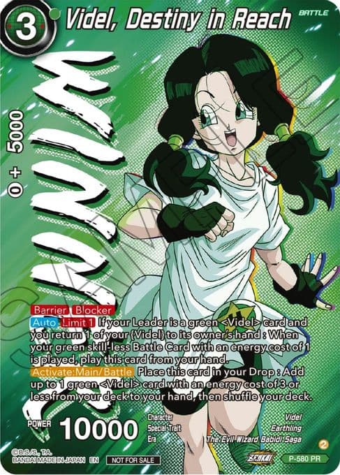 Videl, Destiny in Reach (Zenkai Series Tournament Pack Vol.7) (Winner)