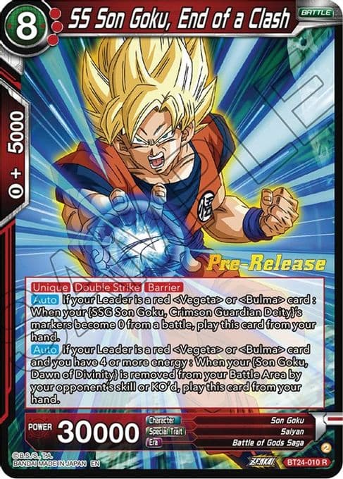SS Son Goku, End of a Clash
