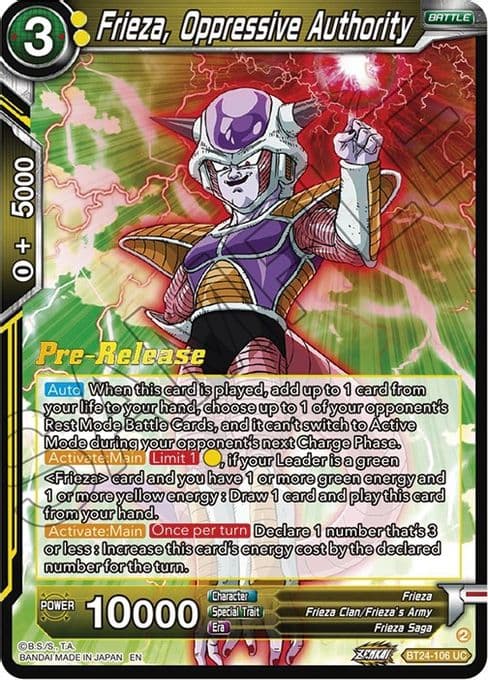 Frieza, Oppressive Authority