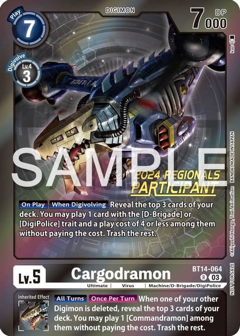 Cargodramon (2024 Regionals Participant)