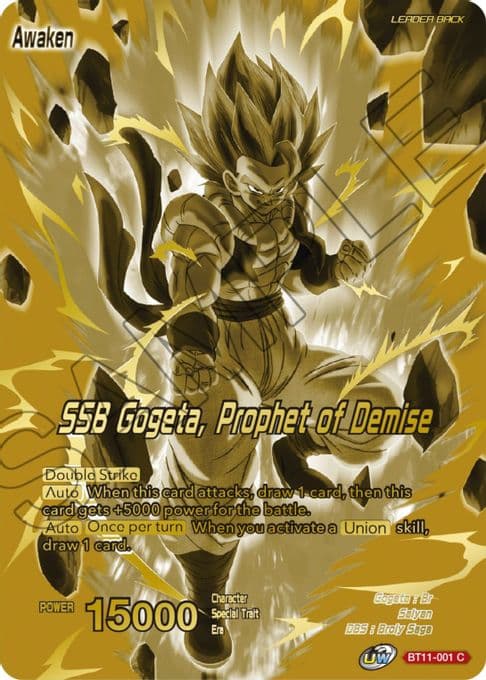 Gogeta // SSB Gogeta, Prophet of Demise (Championship Golden Card 2024 Vol.1)