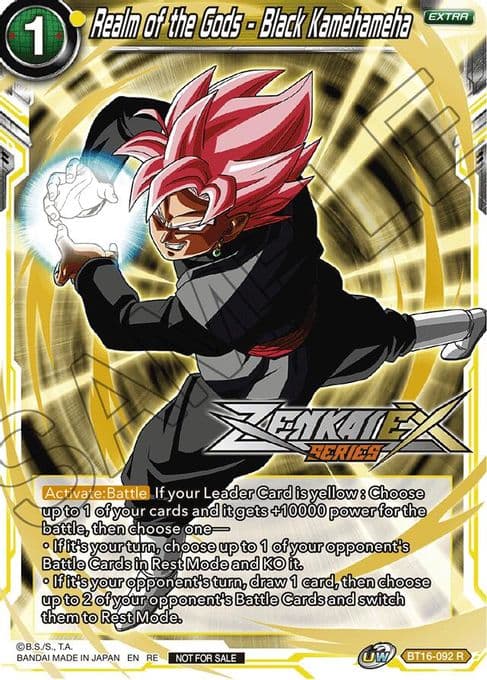 Realm of the Gods - Black Kamehameha (Event Pack 14)