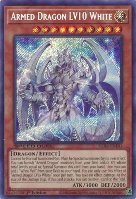 Armed Dragon LV10 White (Secret Rare)