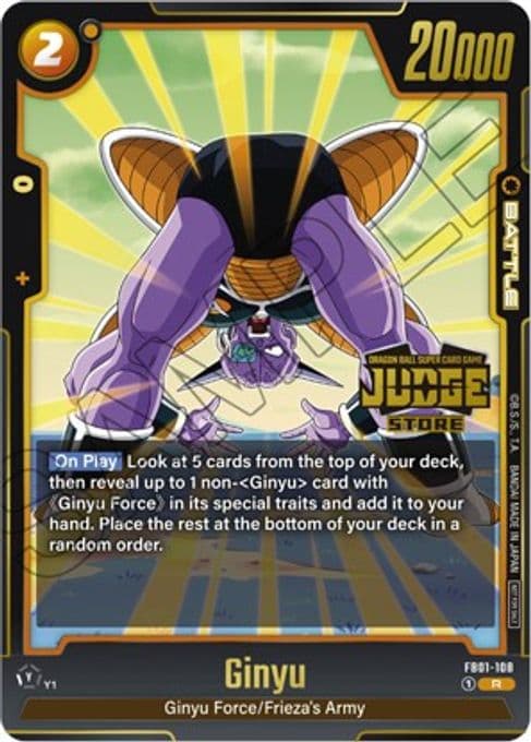 Ginyu - FB01-108 (Judge Pack (Store Judge) 01)