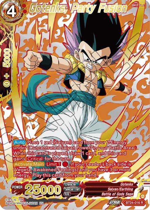 Gotenks, Party Fusion (Collector Booster Gold)