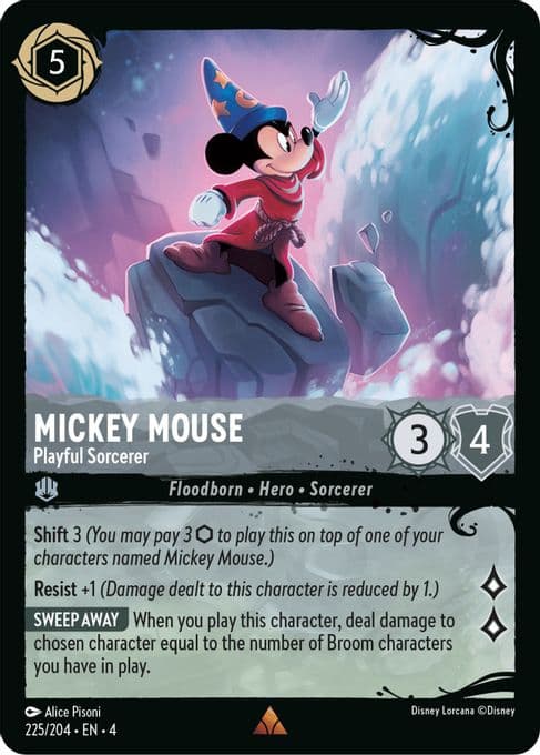 Mickey Mouse - Playful Sorcerer (225/204)