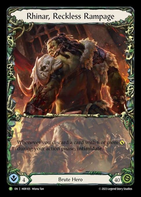Rhinar, Reckless Rampage - HER105