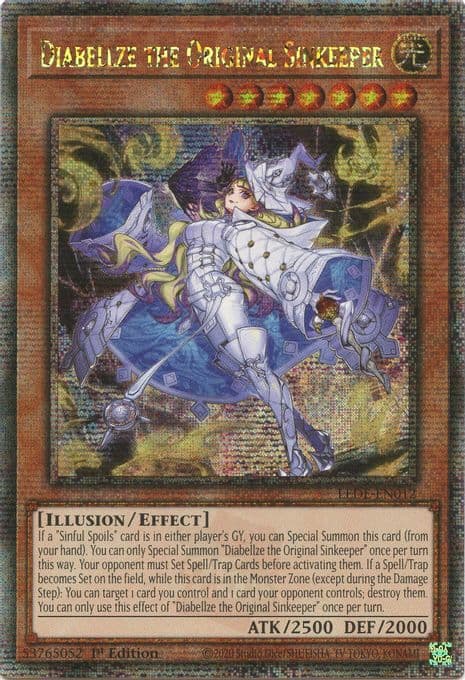 Diabellze the Original Sinkeeper (Quarter Century Secret Rare)