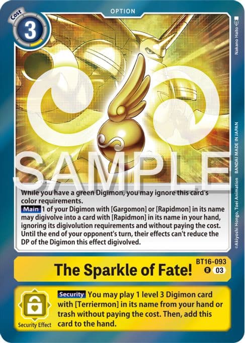The Sparkle of Fate!