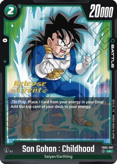 Son Gohan : Childhood - FB02-087
