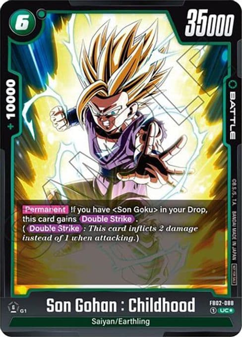 Son Gohan : Childhood - FB02-088 (Tournament Pack 02)