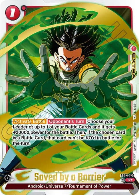 Saved by a Barrier - FB02-033 (Championship Pack 01) (Gold)