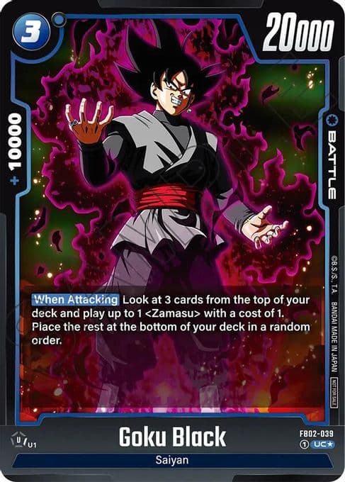 Goku Black - FB02-039 (Championship Pack 01)
