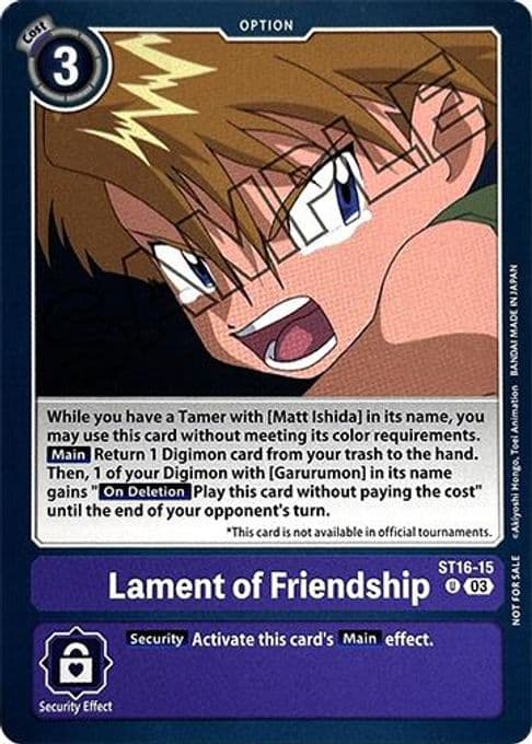 Lament of Friendship (Demo Deck Exclusive)