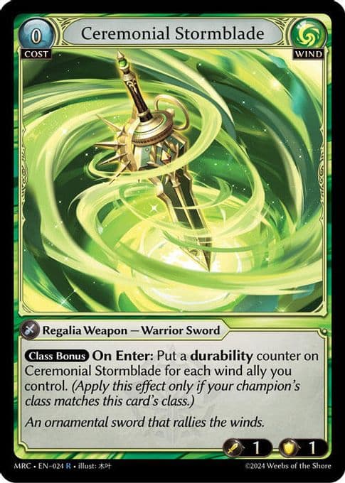 Ceremonial Stormblade