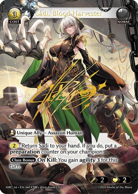 Sadi, Blood Harvester (CSR)