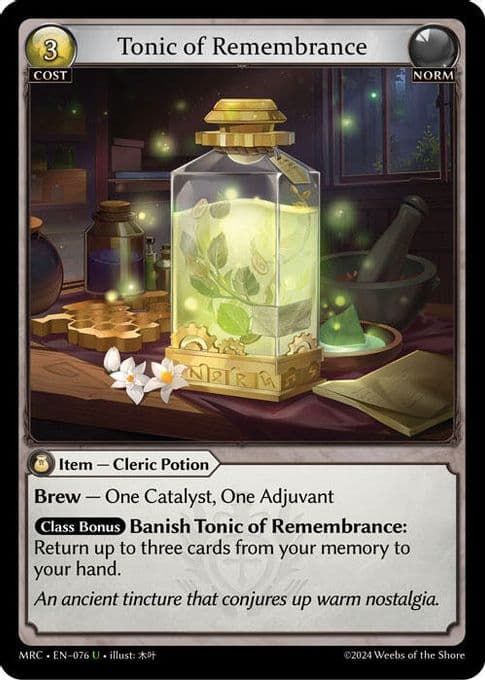 Tonic of Remembrance