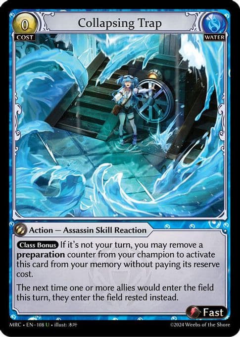 Collapsing Trap