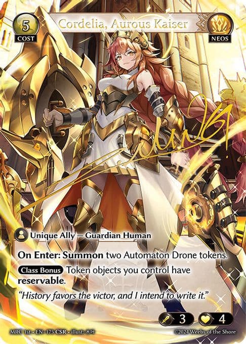 Cordelia, Aurous Kaiser (CSR)