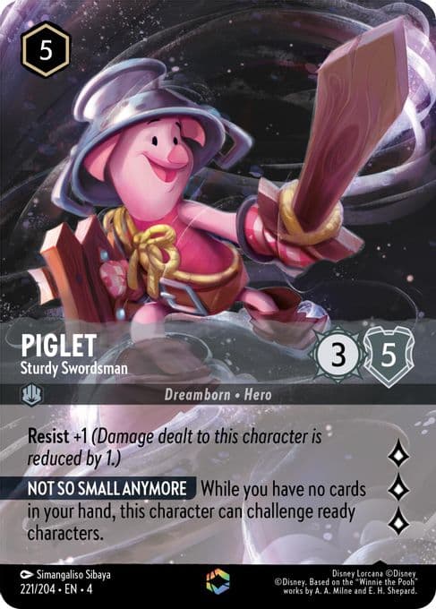 Piglet - Sturdy Swordsman (Enchanted)
