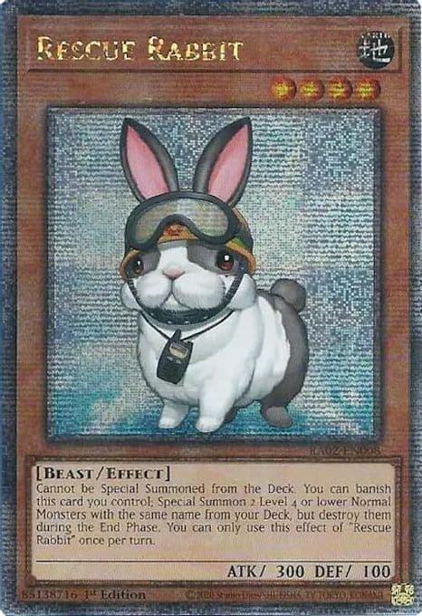 Rescue Rabbit (Quarter Century Secret Rare)
