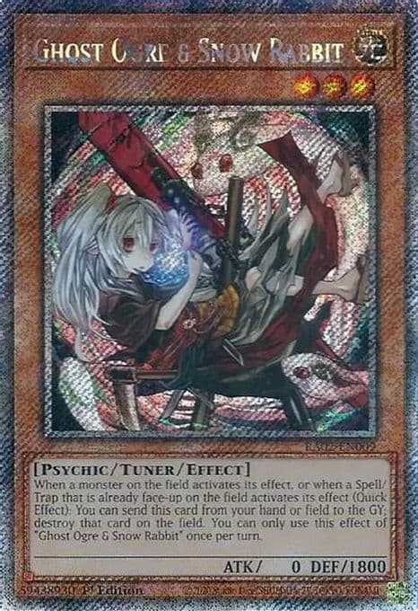 Ghost Ogre & Snow Rabbit (Alternate Art) (Platinum Secret Rare)