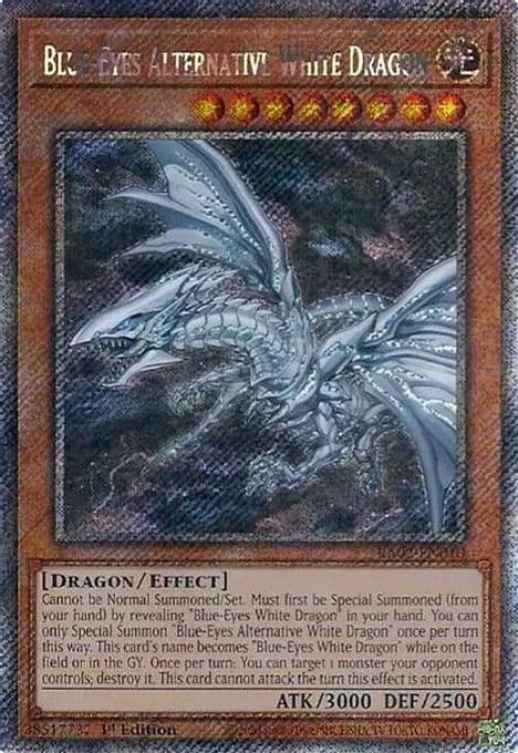 Blue-Eyes Alternative White Dragon (Platinum Secret Rare)