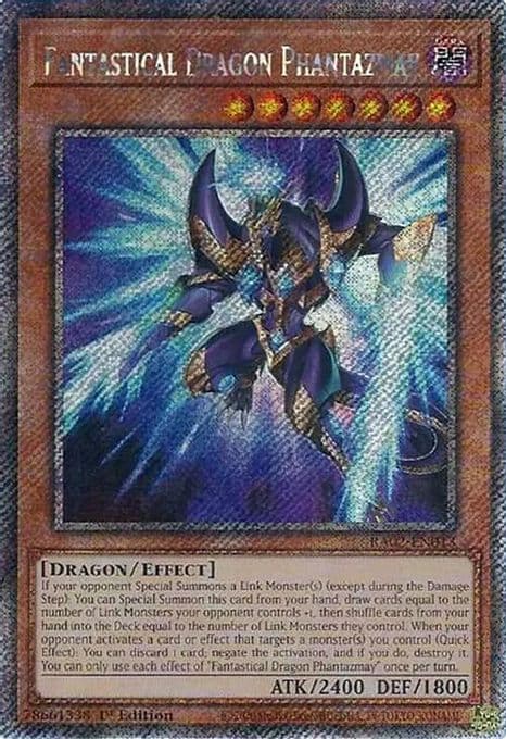 Fantastical Dragon Phantazmay (Alternate Art) (Platinum Secret Rare)
