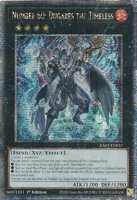 Number 60: Dugares the Timeless (Quarter Century Secret Rare)
