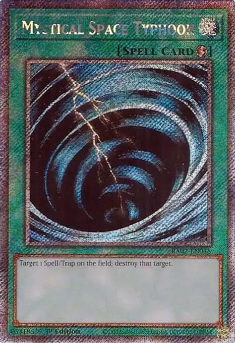 Mystical Space Typhoon (Platinum Secret Rare)