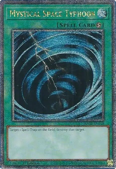 Mystical Space Typhoon (Quarter Century Secret Rare)