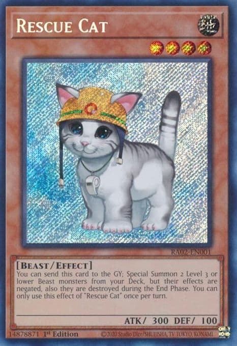Rescue Cat (Secret Rare)
