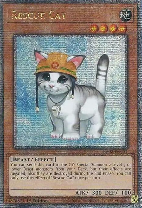Rescue Cat (Quarter Century Secret Rare)