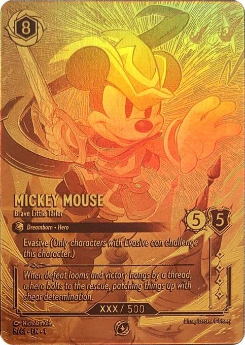 Mickey Mouse - Brave Little Tailor (Serial Numbered)