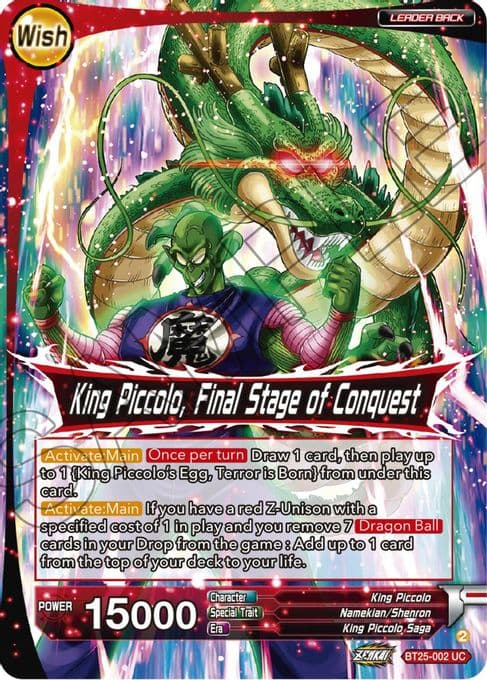 King Piccolo // King Piccolo, Final Stage of Conquest