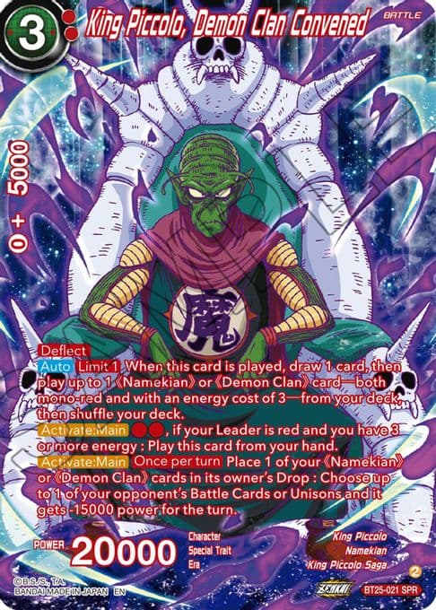 King Piccolo, Demon Clan Convened (SPR)