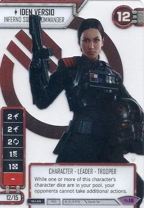 Iden Versio - Inferno Squad Commander (Alternate Full Art) (Galactic Qualifier) (Spot-Glossed)