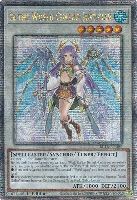 Ib the World Chalice Justiciar (Quarter Century Secret Rare)