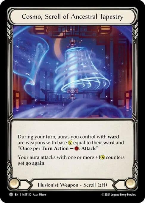 Cosmo, Scroll of Ancestral Tapestry // Beckoning Mistblade