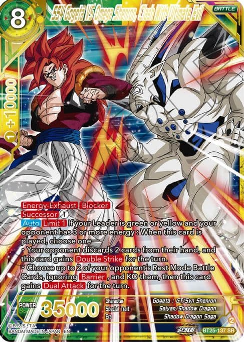 SS4 Gogeta VS Omega Shenron, Clash With Ultimate Evil